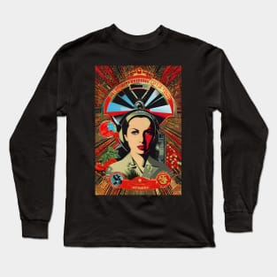 Soviet woman soldier Long Sleeve T-Shirt